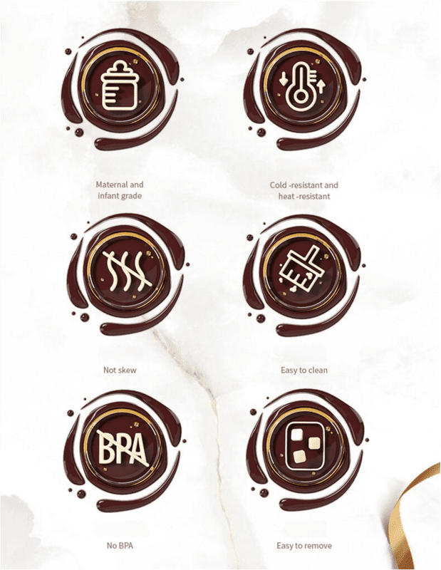 5-Pack YH913 BPA-Free Silicone Chocolate Bar Molds - Heat Resistant, Non-Stick Baking Tray (25.8 x 17 x 1.5 cm) for Homemade Candy, Desserts & DIY Treats - Perfect for Valentine's Day, Christmas & Birthday Gifts