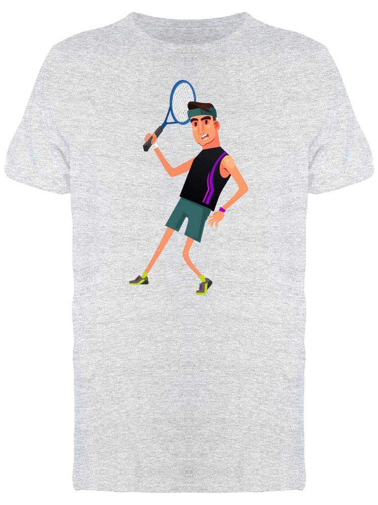 Smartprints Cool Gamer Men's Tennis Graphic T-Shirt - Comfortable Cotton Tee for Gaming, Sports & Casual Wear