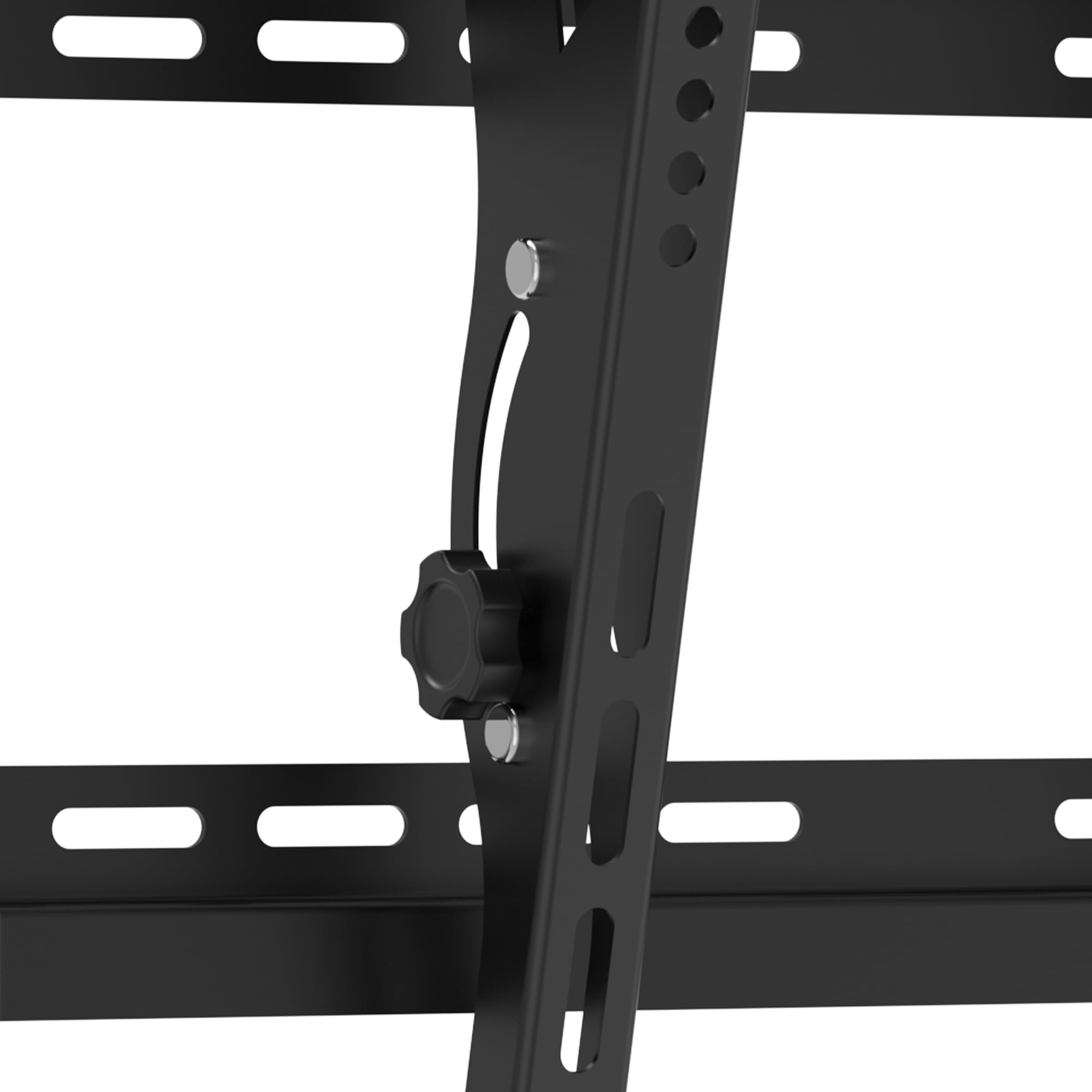 ZENO TV Wall Mount Bracket for 26-55 inch Screens - Adjustable Tilt TV Mount with Spirit Level, Max 50kg Capacity & 400x400mm VESA - Easy Installation for Living Room, Bedroom or Office