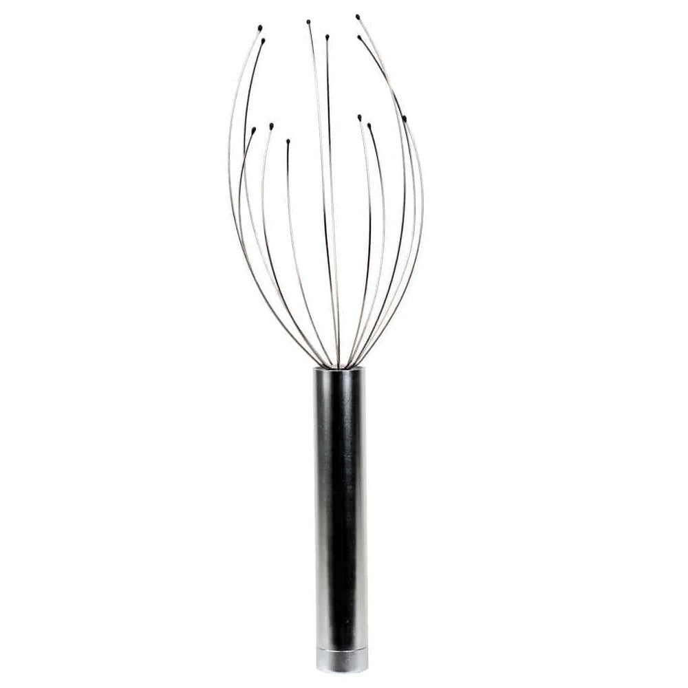 RELAXUS 703550 Brain Wave Vibrating Head Massager - Electric Scalp Massager for Stress Relief & Relaxation - Perfect for Home, Office & Travel Use