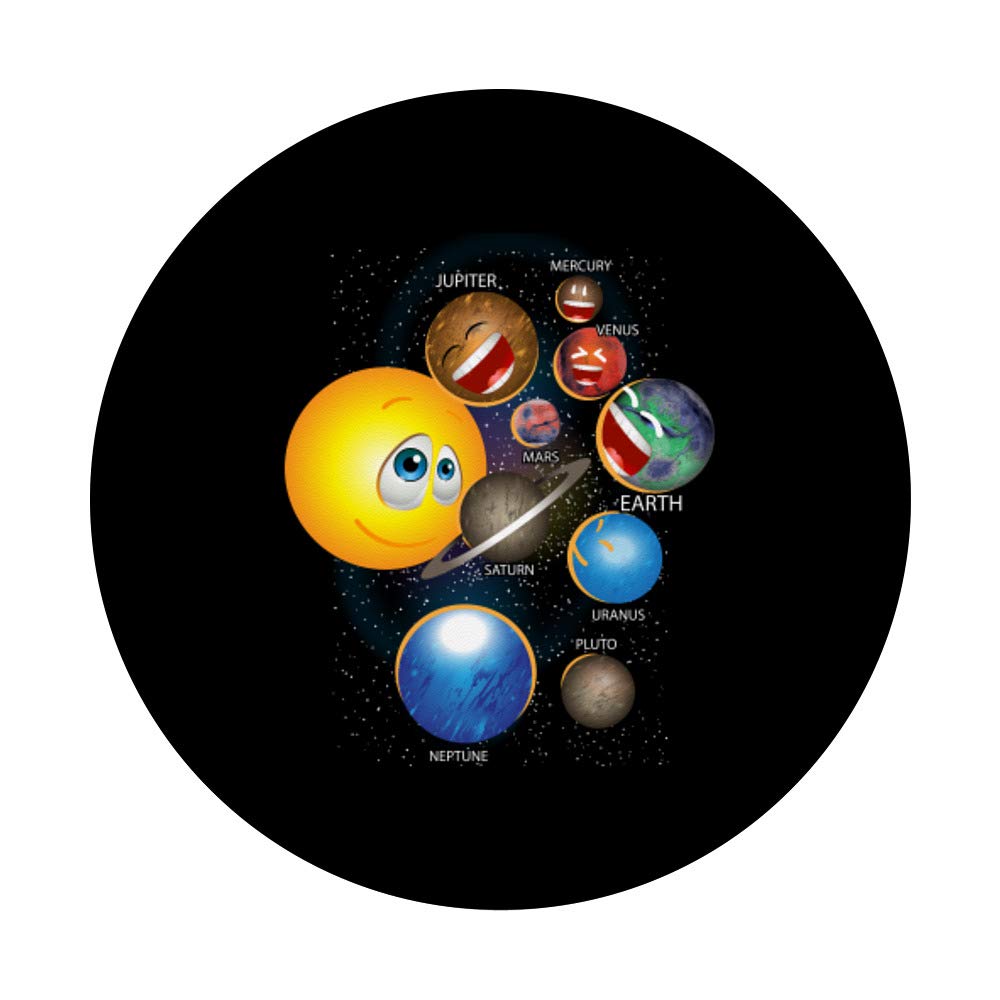 Solar System Planets PopSockets - Phone & Tablet Grip Stand for Kids & Toddlers | Perfect for School, Travel & STEM Learning