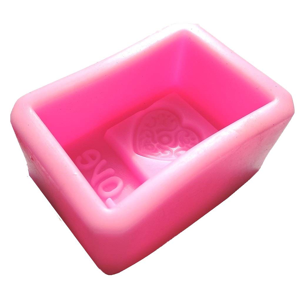 Valentine's Day Silicone Soap Molds Set - Heart Shaped Cake Decorating, Fondant, Resin, Clay, Candy & Chocolate DIY Molds for Baking, Dessert Making - Perfect for Romantic Gifts, Wedding Favors & DIY Crafts