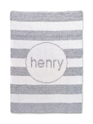 Butterscotch Blankees Metallic Modern Stripe Stroller Blanket - Soft Baby Blanket for Car Seat, Crib & Stroller - Perfect for Newborns, Infants & Toddlers