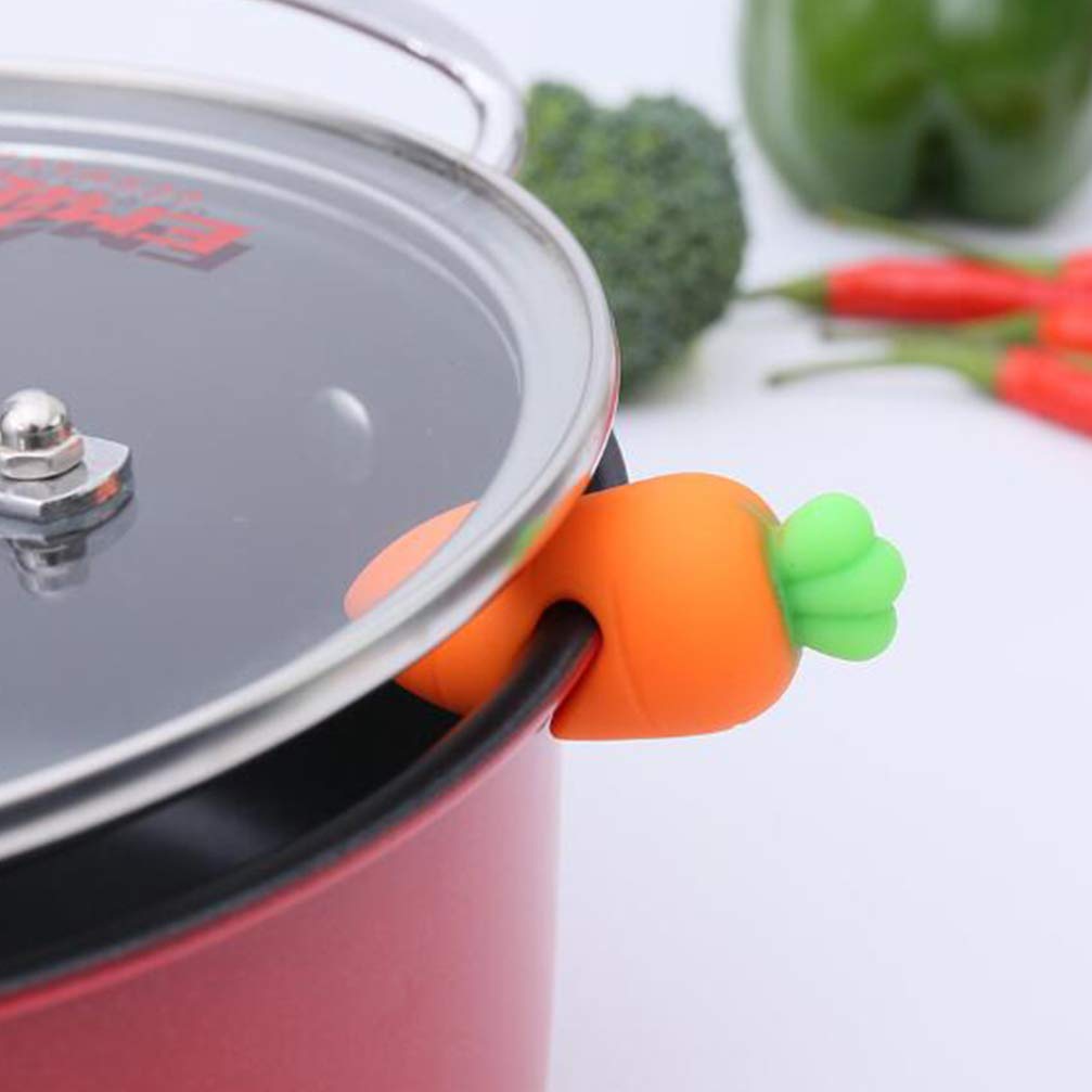 DOITOOL 4-Pack Silicone Pot Cover Overflow Preventer - Universal Spill Stopper for Cooking Pots & Pans - Essential Kitchen Safety Tool for Boiling, Frying & Steaming (Perfect for Stovetop & Microwave Use)