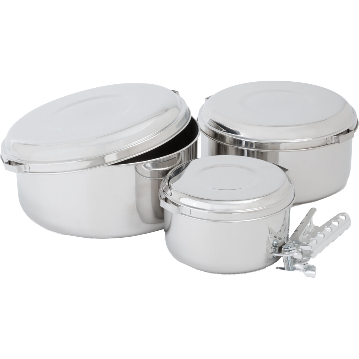 Premium Alpine 4-Piece Nonstick Cookware Set - Durable Pots & Pans for Everyday Cooking, Baking & Meal Prep | Perfect for Home Kitchen, Camping & Outdoor Adventures