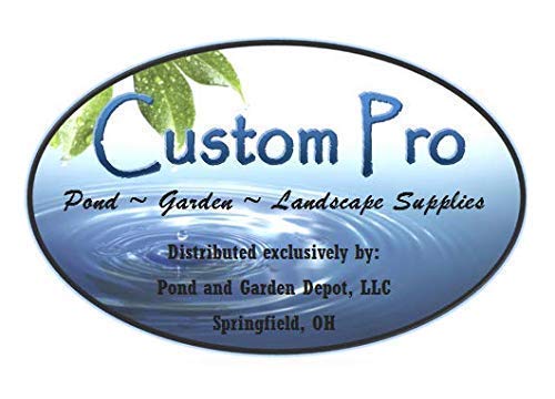 Custom Pro 1400 Floating Water Fountain with 48 White LED Lights - 1480 GPH Pond Pump & 33ft Power Cord | Easy Installation for Garden, Backyard, Pond & Outdoor Decor