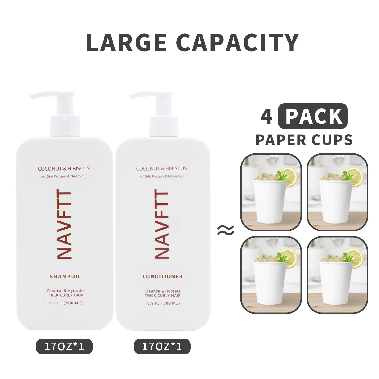2 Pack Leak-Proof Plastic Flasks - Discreet Empty Shampoo & Conditioner Bottles for Liquor | Cruise Ship Essentials, Travel Accessories | Perfect for Sneaking Drinks on Cruises & Outdoor Adventures