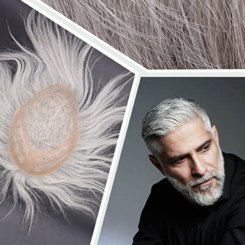 1B Mixed 90% Grey White Hair