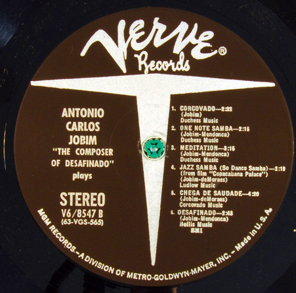 Antonio Carlos Jobim The Composer of Desafinado Plays Vinyl LP Album (VG Condition) - Classic Bossa Nova Music for Jazz Lovers & Record Collectors