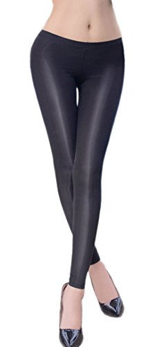 Zukzi Women's Sexy See-Through Sheer Lingerie Leggings - Stretchy Comfortable Multi-Colored Yoga Pants for Date Night, Dance, or Lounge Wear