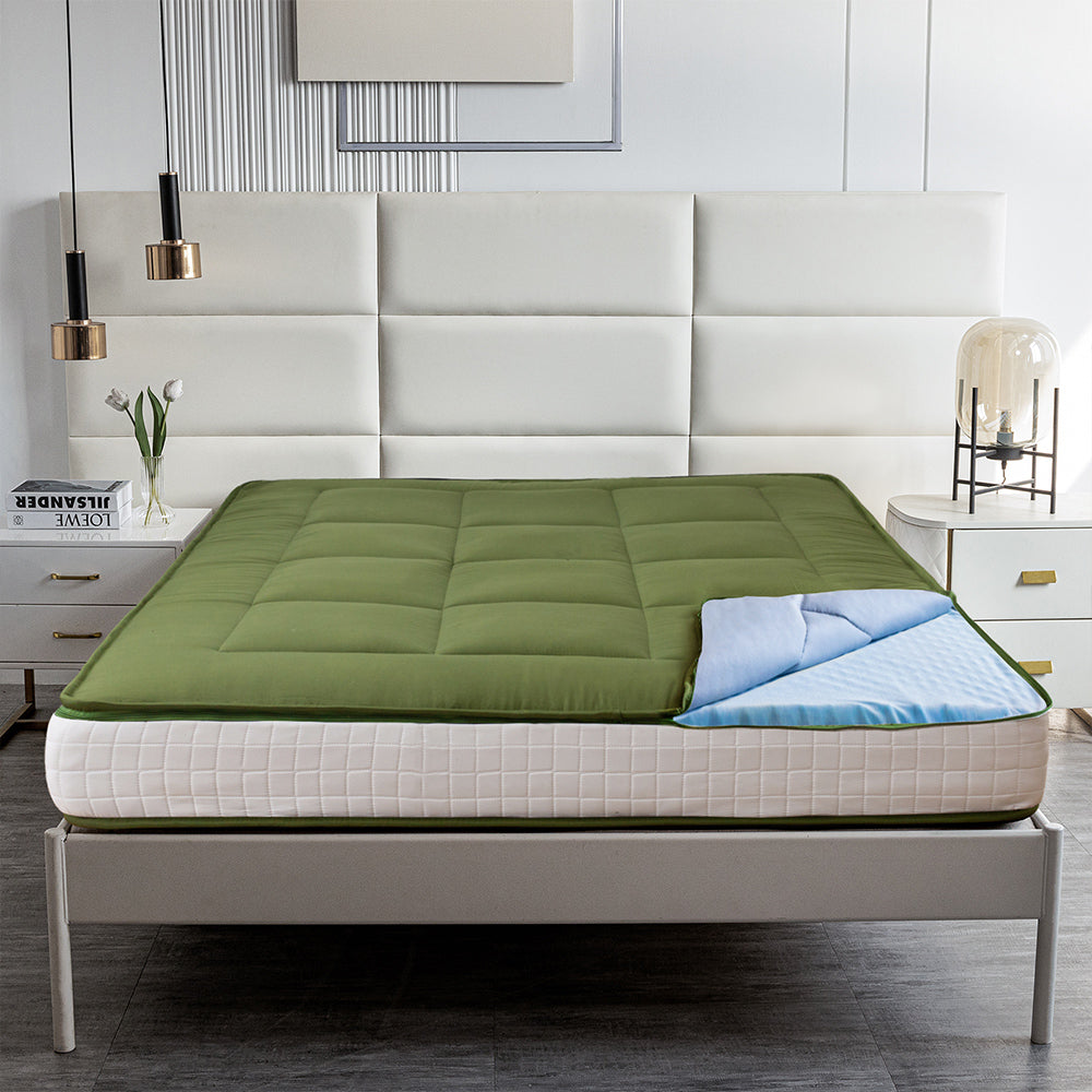 SereneComfort Premium FeatherTouch 6-Inch Futon Mattress - Green Memory Foam Sofa Bed Mattress for Guest Room, Dorm & Small Spaces | Ultra Soft & Supportive | CertiPUR-US Certified
