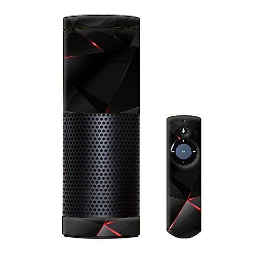 Black Diamond Skin Decal Vinyl Wrap for Amazon Echo Devices - Custom Protective Cover for Echo Dot, Echo Show & Echo Studio - Perfect for Home, Office & Gaming Setup Decoration