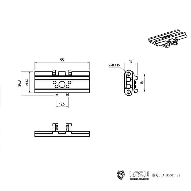1/14 LESU 374 RC Hydraulic Excavator Model Parts - Decal Bucket Crusher Tracks Reduction Motor Hammer for Remote Control Construction Toy | DIY Repair & Replacement Accessories for RC Construction Vehicle Enthusiasts