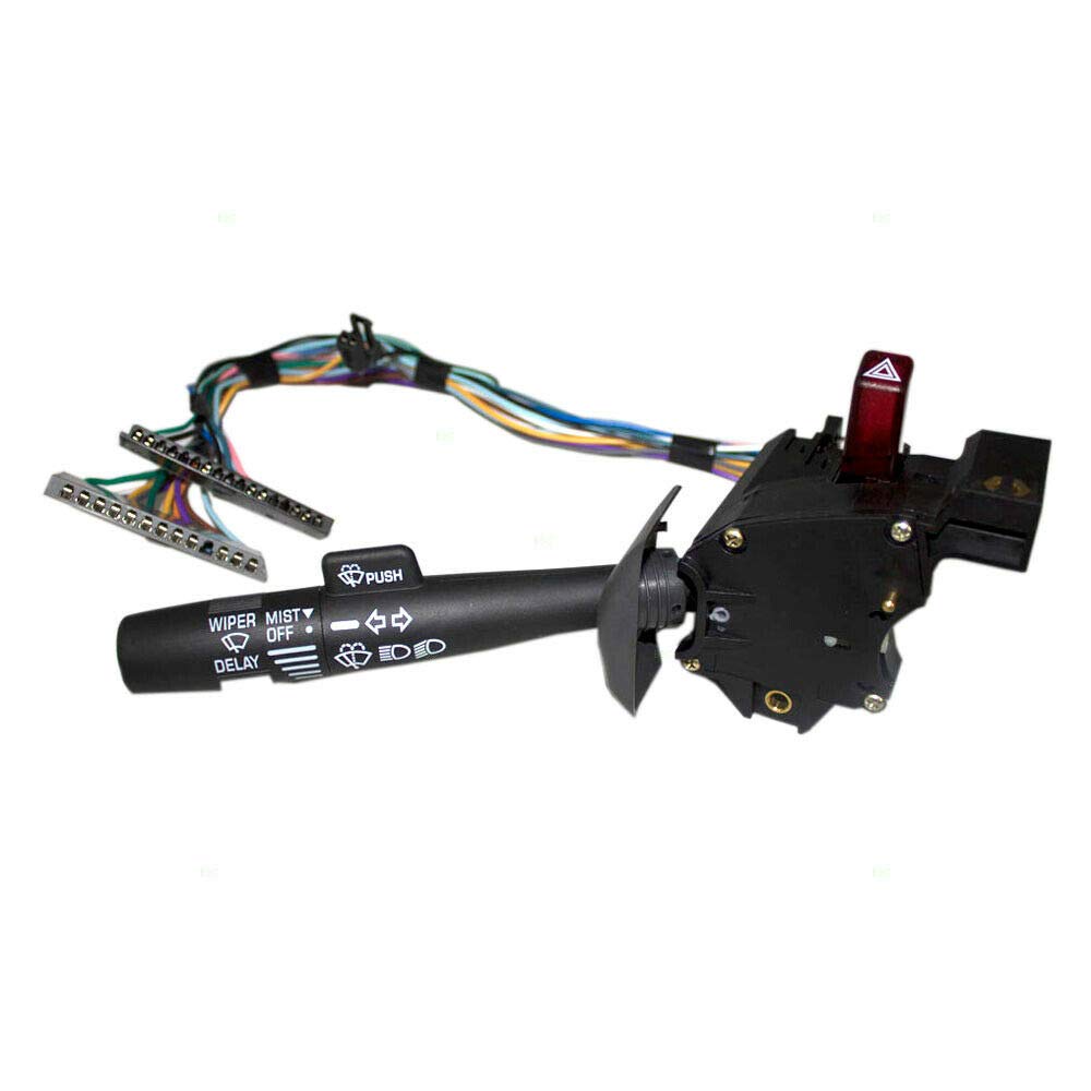 Oldsmobile GMC Cadillac Chevy Pickup Turn Signal Wiper Hazard Warning Switch - Replacement Auto Part for Classic Trucks & SUVs - Perfect for Road Safety & Emergency Situations