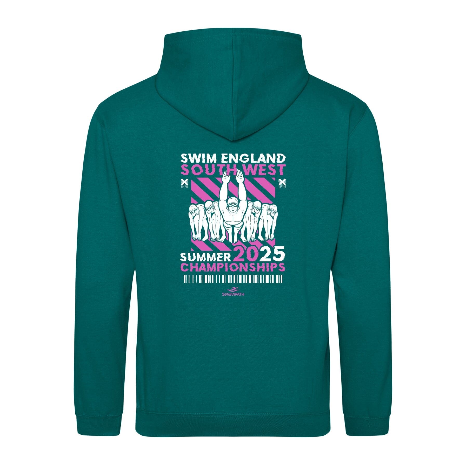 Swim England South West Summer Championships 2025 Hoodie - Jade Green Unisex Pullover | Perfect for Swimming Competitions, Team Spirit & Casual Wear
