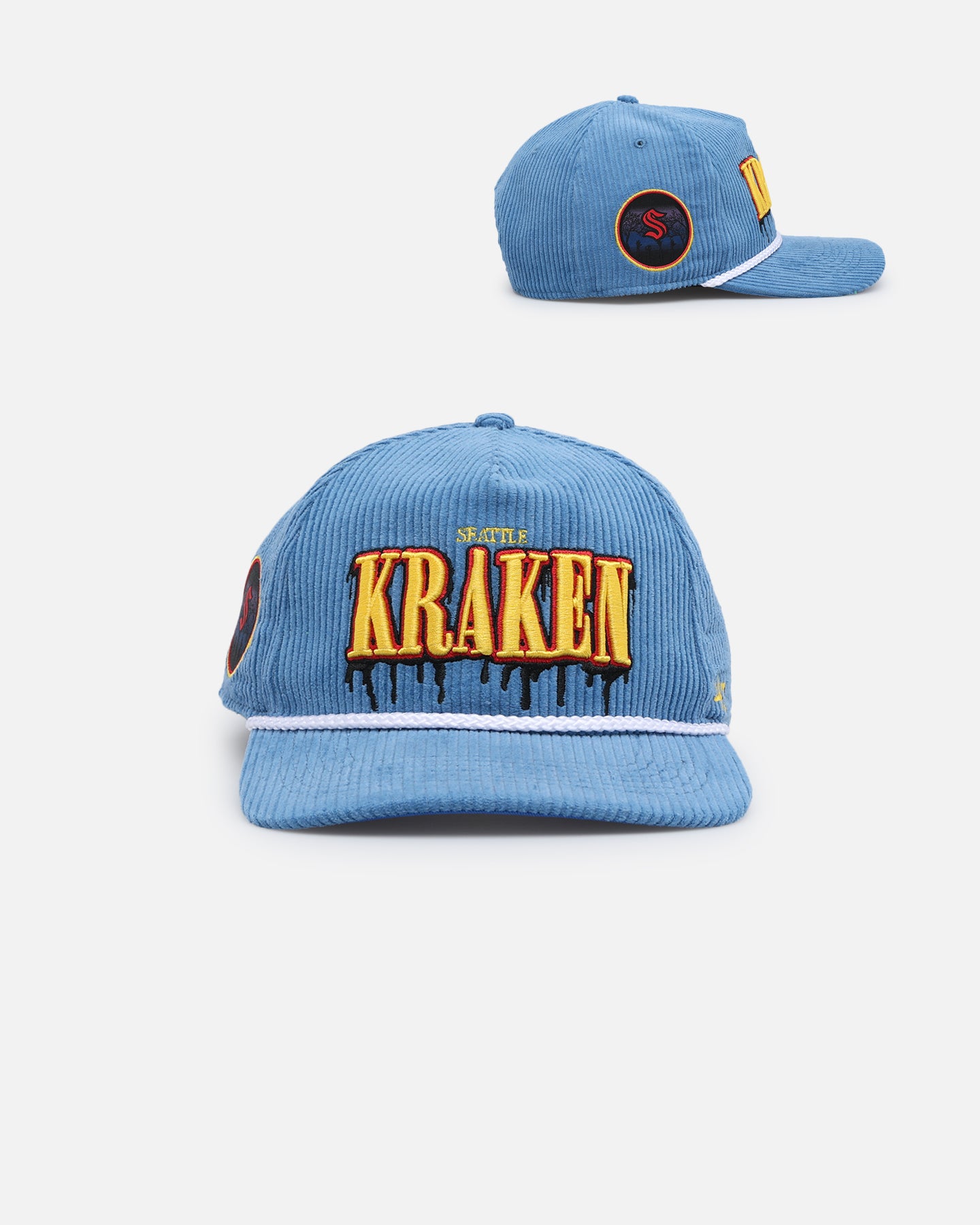 47 Brand Seattle Kraken Slasher 47 Hitch Snapback Montego Hat - Official NHL Hockey Cap for Men & Women - Perfect for Sports Fans, Game Day & Casual Wear