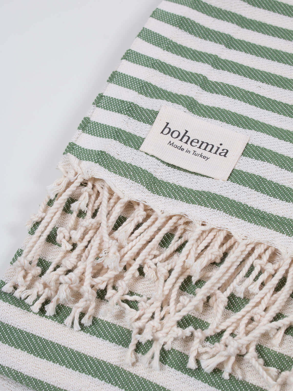 Sorrento Hammam Towel - Premium Turkish Cotton Bath Towel, Olive Green - Perfect for Spa, Beach, Yoga & Home Luxury