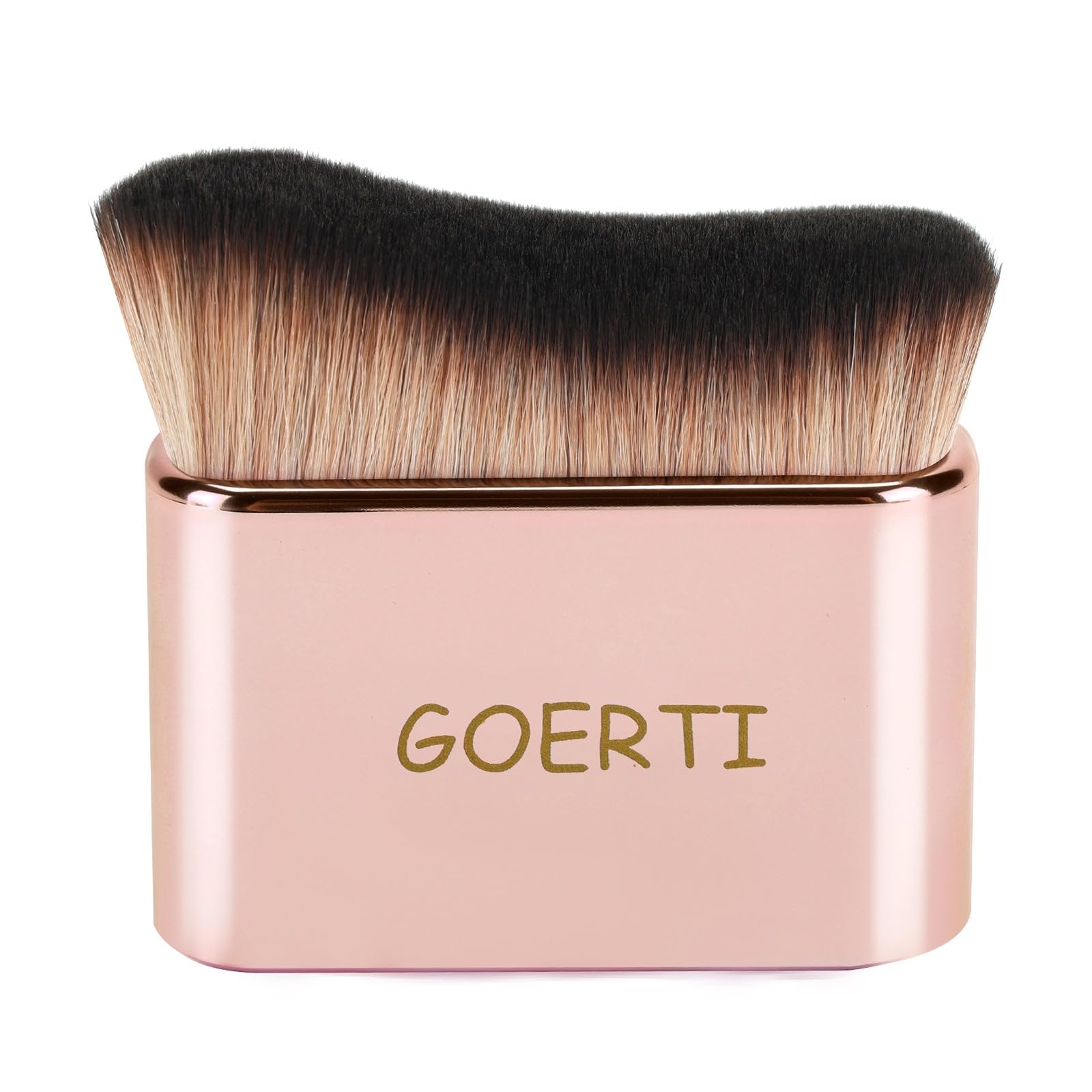 Self Tanner Brush & Kabuki Brush for Body - Professional Makeup Brush for Flawless Leg Makeup, Bronzer & Shimmer Glow | High Density Foundation Brush for Creams & Lotions | Perfect for Tanning, Contouring & Body Makeup Application