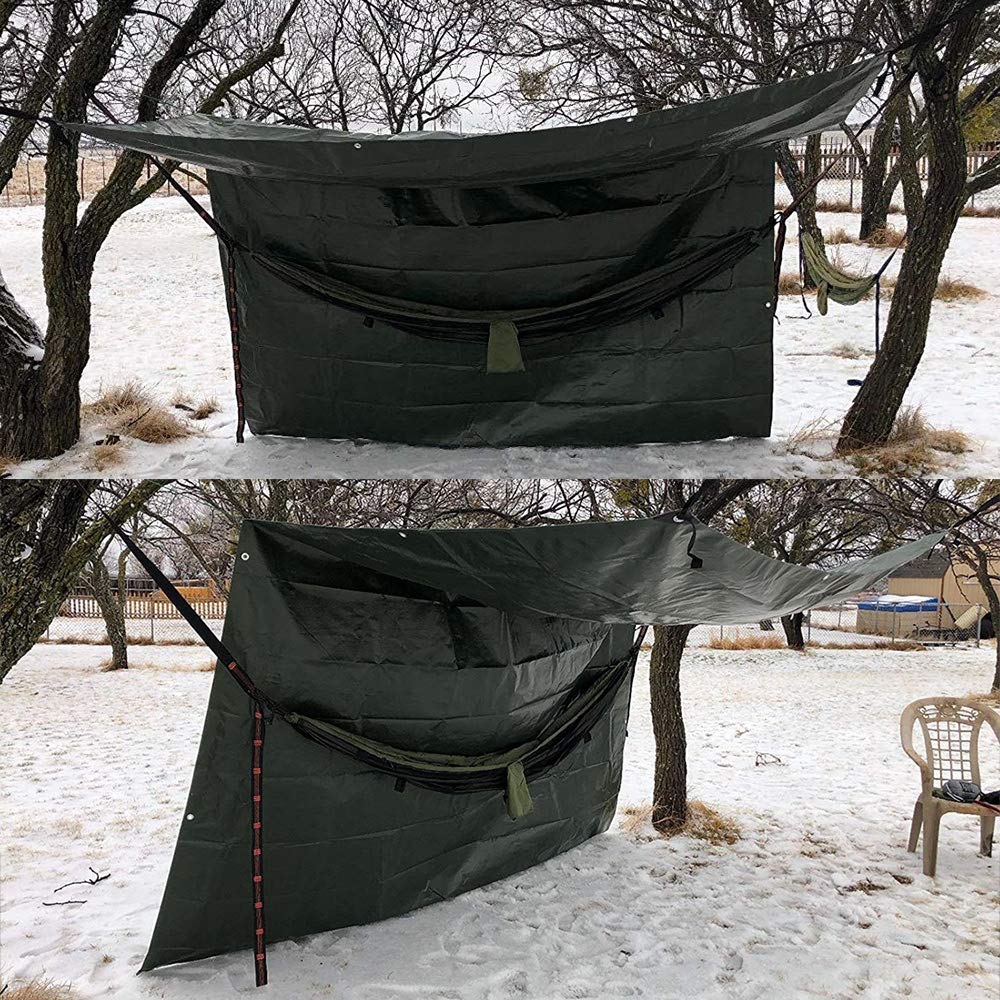 5 Mil 30x30FT Heavy Duty Waterproof Tarpaulin Cover - UV & Rip Resistant with Reinforced Edges - Multi-Purpose Tarp for Boat, RV, Canopy, Camping Tent, Shelter - Ideal for Outdoor Protection & Emergency Use