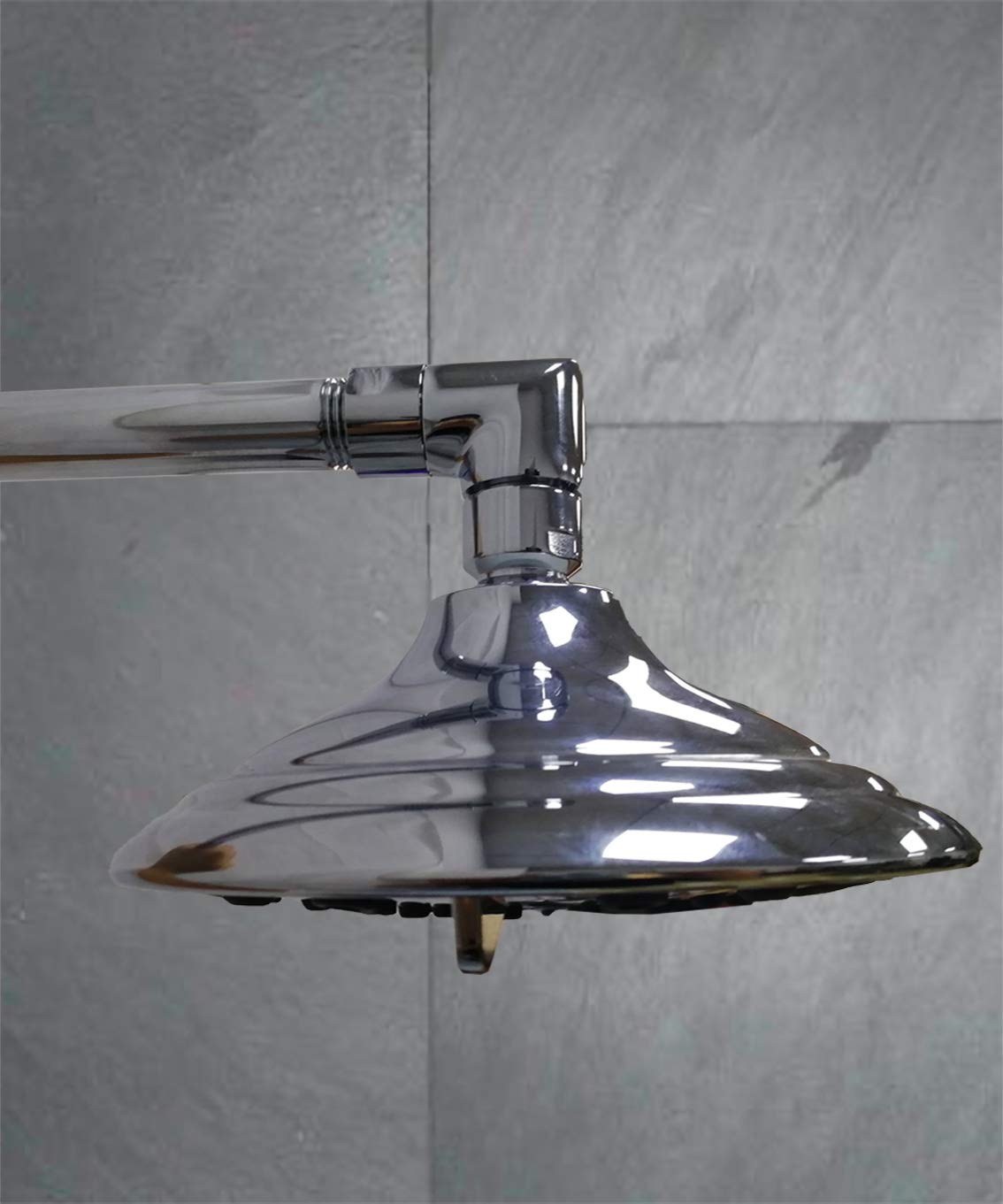90 Degree Shower Head Elbow Adapter - Adjustable Shower Arm Extension for Bathroom Faucet - Perfect for Tight Spaces & Custom Shower Installations