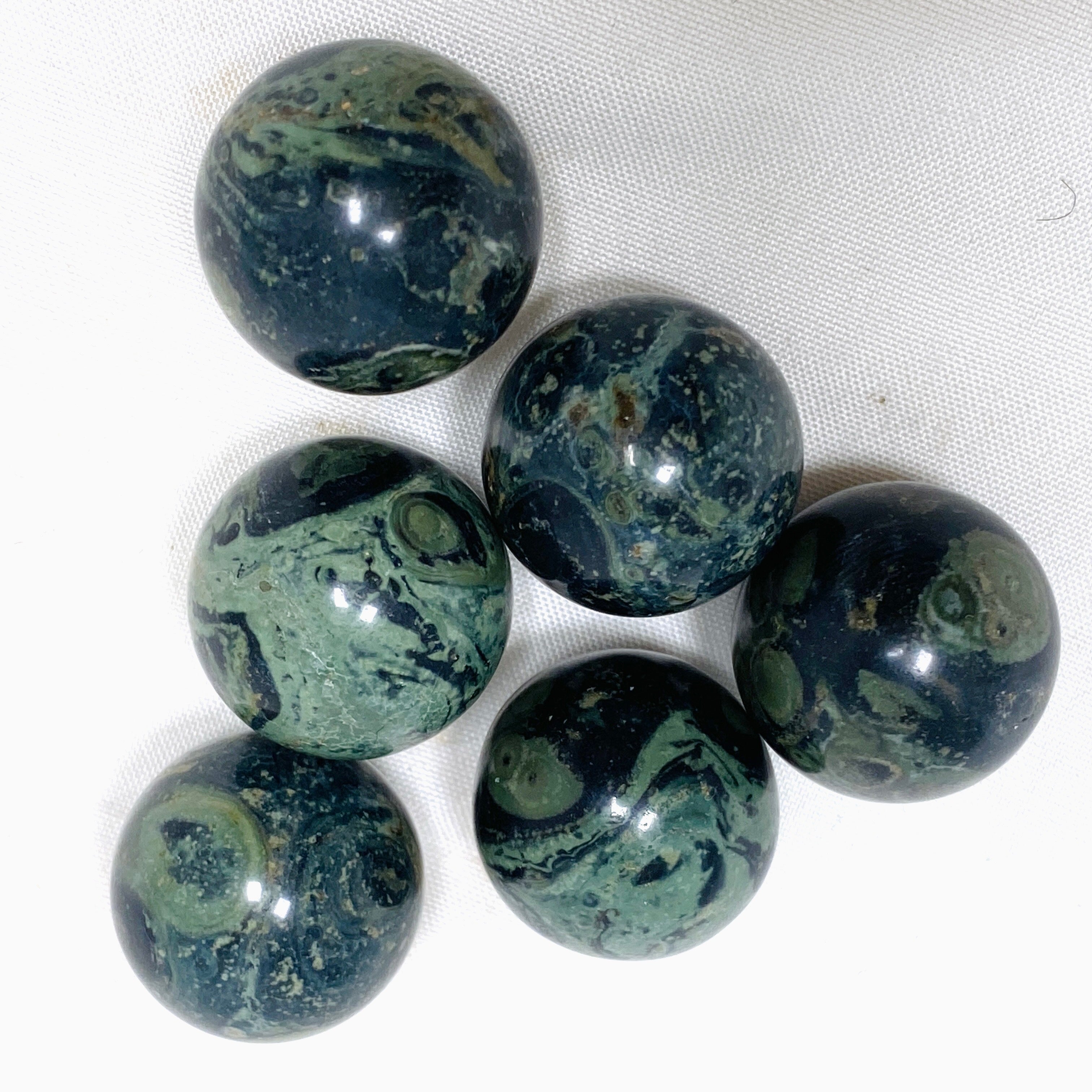 20mm-30mm Mini Spheres Assorted Gemstone Beads for Jewelry Making, DIY Crafts, and Home Decor - Natural Healing Stones for Meditation & Gifts