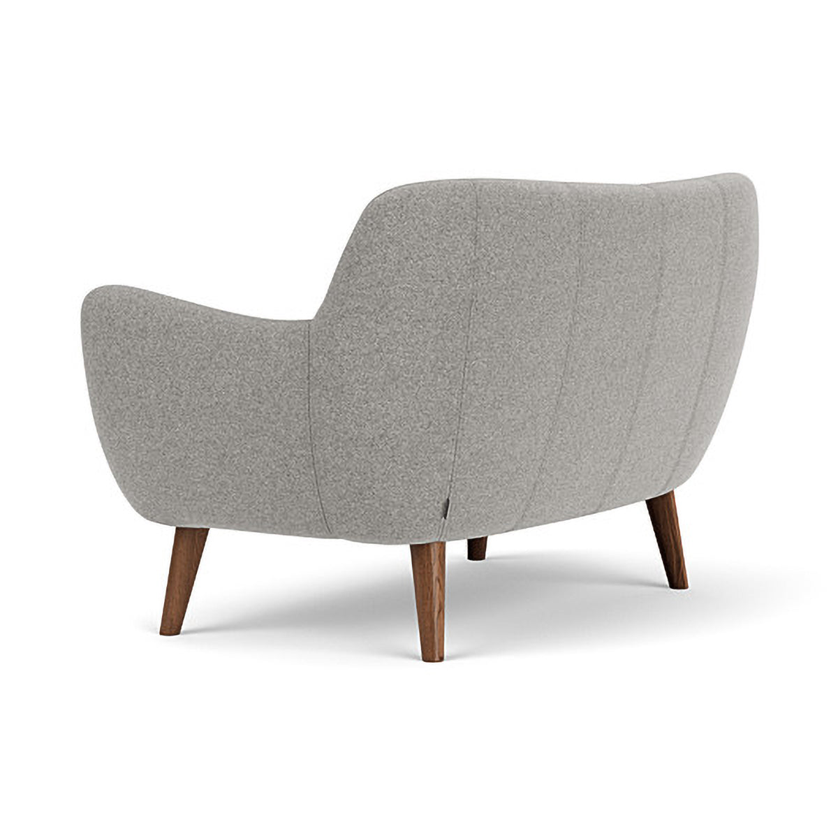Herman Fabric 2 Seater Sofa - Modern Living Room Couch for Small Spaces, Apartment & Home Decor - Comfortable Loveseat with Soft Upholstery for Relaxing, Entertaining & Cozy Lounging