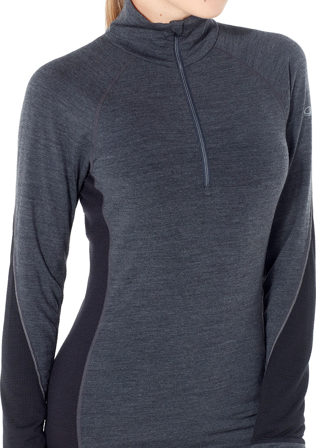 260 Zone Long Sleeve Half Zip Women's Thermal Base Layer - Cold Weather Running, Hiking & Outdoor Activities