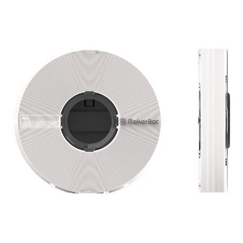 MakerBot ASA Filament Spool for Method X 3D Printer - 1.75mm White (0.65kg/1.43lb) - High Strength, Weather Resistant for Outdoor & Functional Prototypes