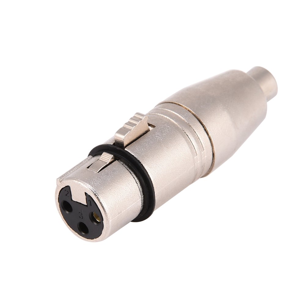 Sanpyl 2-Pack XLR 3-Pin Female to Female Audio Connector Adapter - Professional Microphone & Guitar Cable Adapter for Musicians, DJs, and Studio Equipment - Perfect for Live Performances and Recording Sessions
