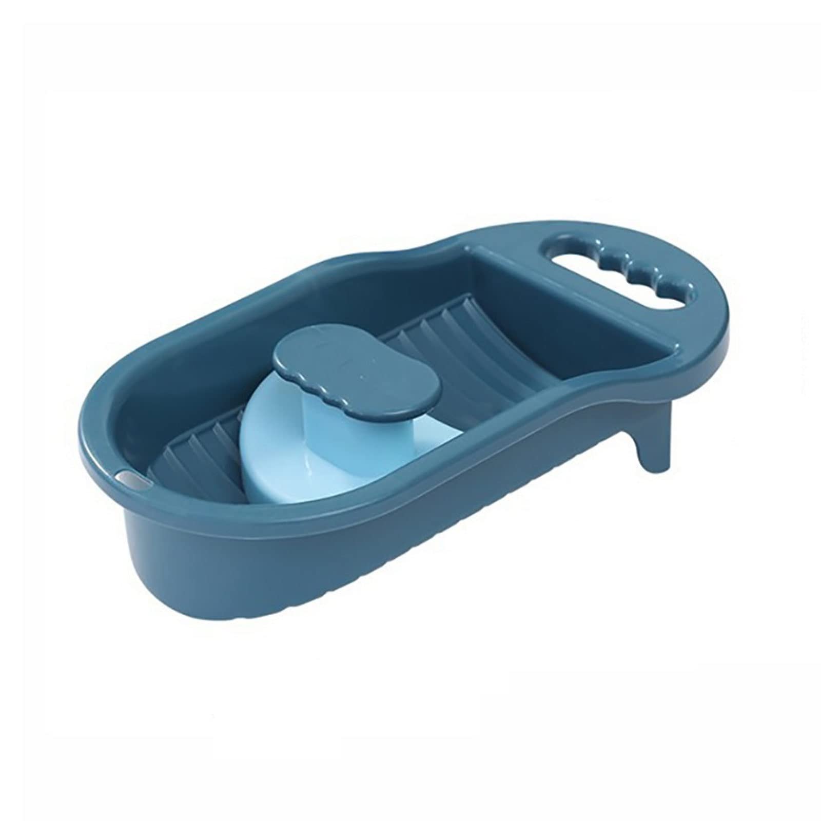 Portable Mini Washboard for Underwear & Socks - Compact Travel Laundry Tool, Dorm Essential, Bathroom Accessory (Blue) - Perfect for Camping, Dorm Life & Hand Washing Delicates