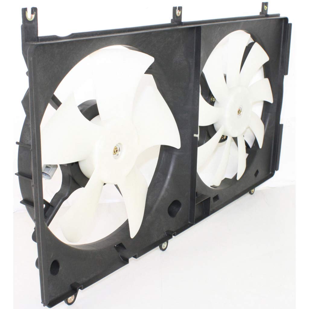Mitsubishi Galant A/C Radiator Fan Assembly 2004-2012 2.4L - Replacement for MI3115120, MR993035, MR552031, MR968067 - Perfect for Cooling System Repair & Summer Driving Comfort