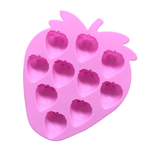 Premium Silicone Chocolate Candy Mold - Strawberry, Pineapple, Apple, Grape Shapes for Baking, Ice Cubes, Jelly, Biscuits & Gummy Candies | Flexible, Reusable & BPA-Free | Perfect for DIY Desserts, Party Treats & Holiday Baking