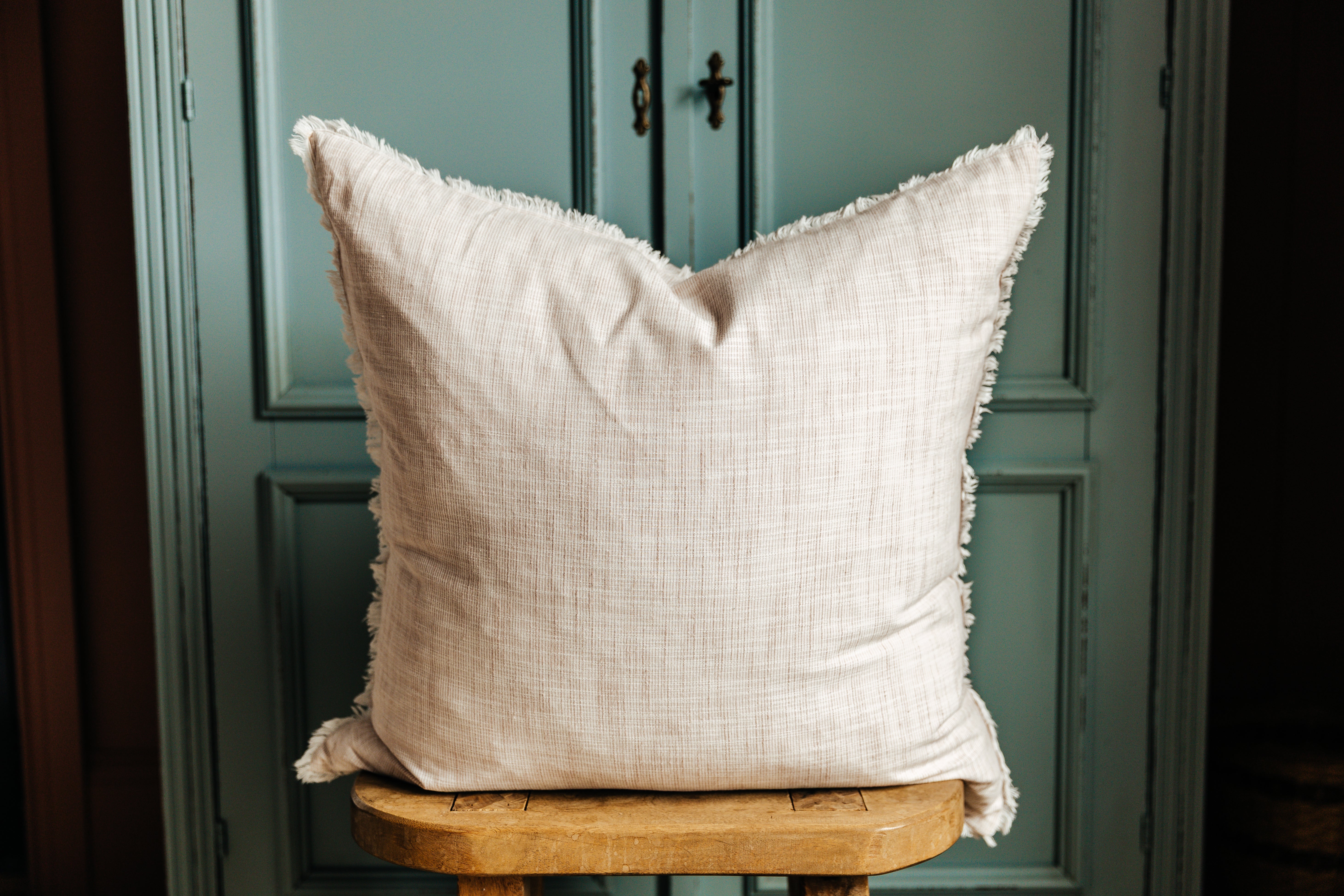 Premium Eden Euro Pillow Cover Set - Soft & Breathable 100% Cotton Sham - 26x26 Inches (2 Pack) - Perfect for Bedroom, Living Room & Home Decor