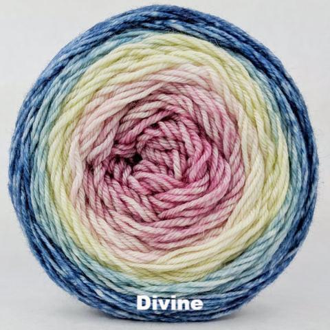 Knitcircus Yarns Wallflower Gradient - Premium Hand-Dyed Yarn for Knitting & Crocheting - Ready to Ship - Perfect for Shawls, Scarves & Sweaters