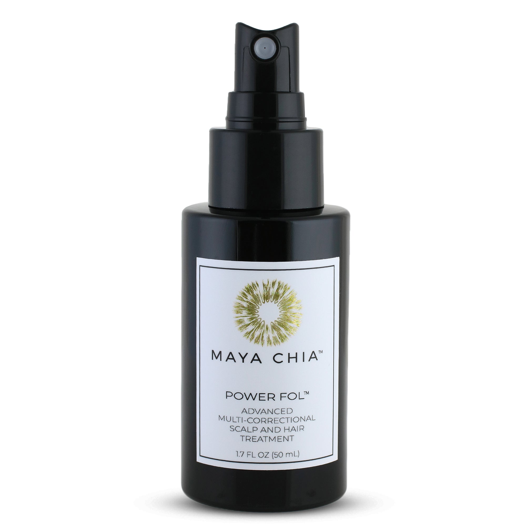 Maya Chia Power Fol Scalp & Hair Treatment - Organic Hair Growth Serum for Thinning Hair & Scalp Care - Perfect for Daily Use & Revitalizing Damaged Hair