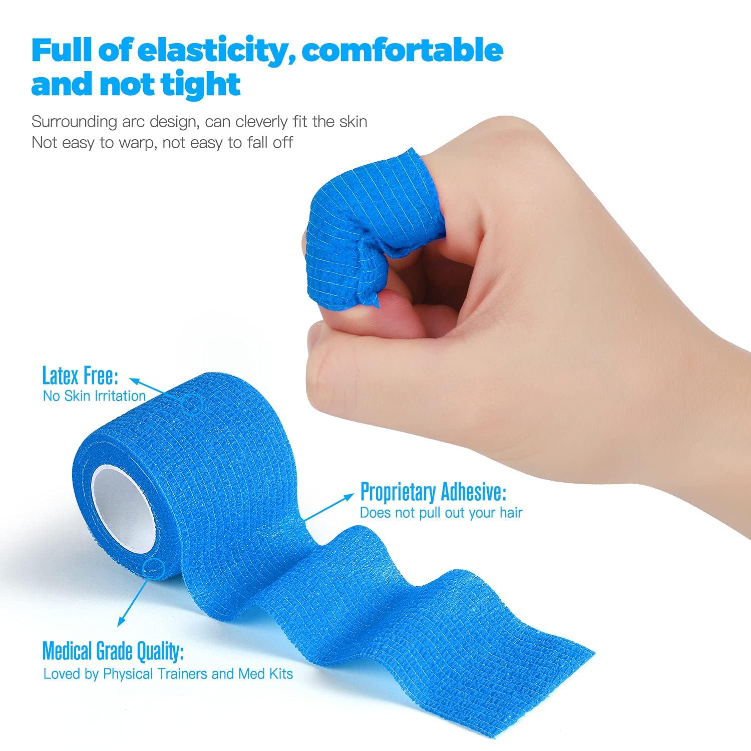 Self-Adhesive Cohesive Bandage Wrap - 2