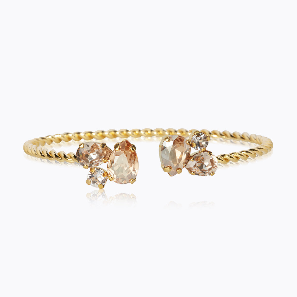 Alisia Gold-Tone Bracelet Set - Elegant Stackable Jewelry for Women, Perfect for Parties, Weddings & Everyday Wear