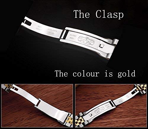 Gosasa Men's Gold Stainless Steel Automatic Mechanical Self-Winding Watch - Luxury Dress Wristwatch for Business, Formal Events & Gifts