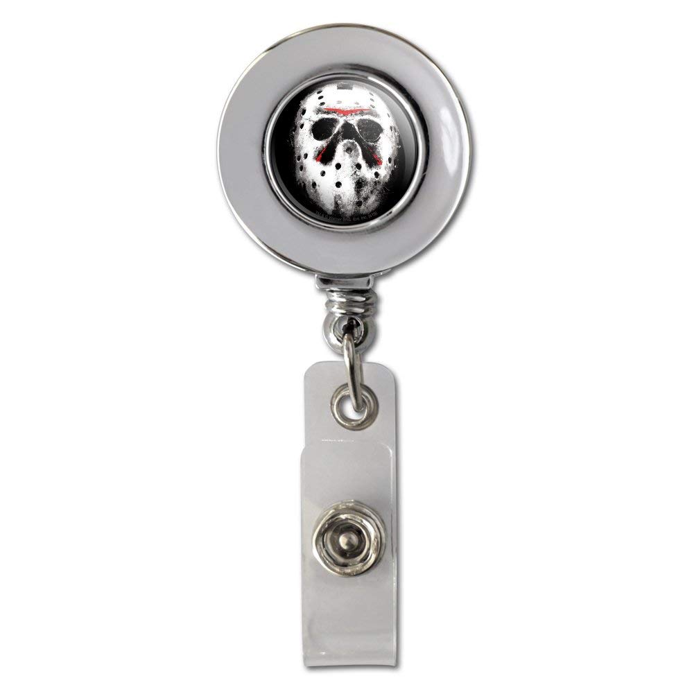 Friday The 13th Jason Mask ID Badge Holder - Horror Cosplay Accessory
