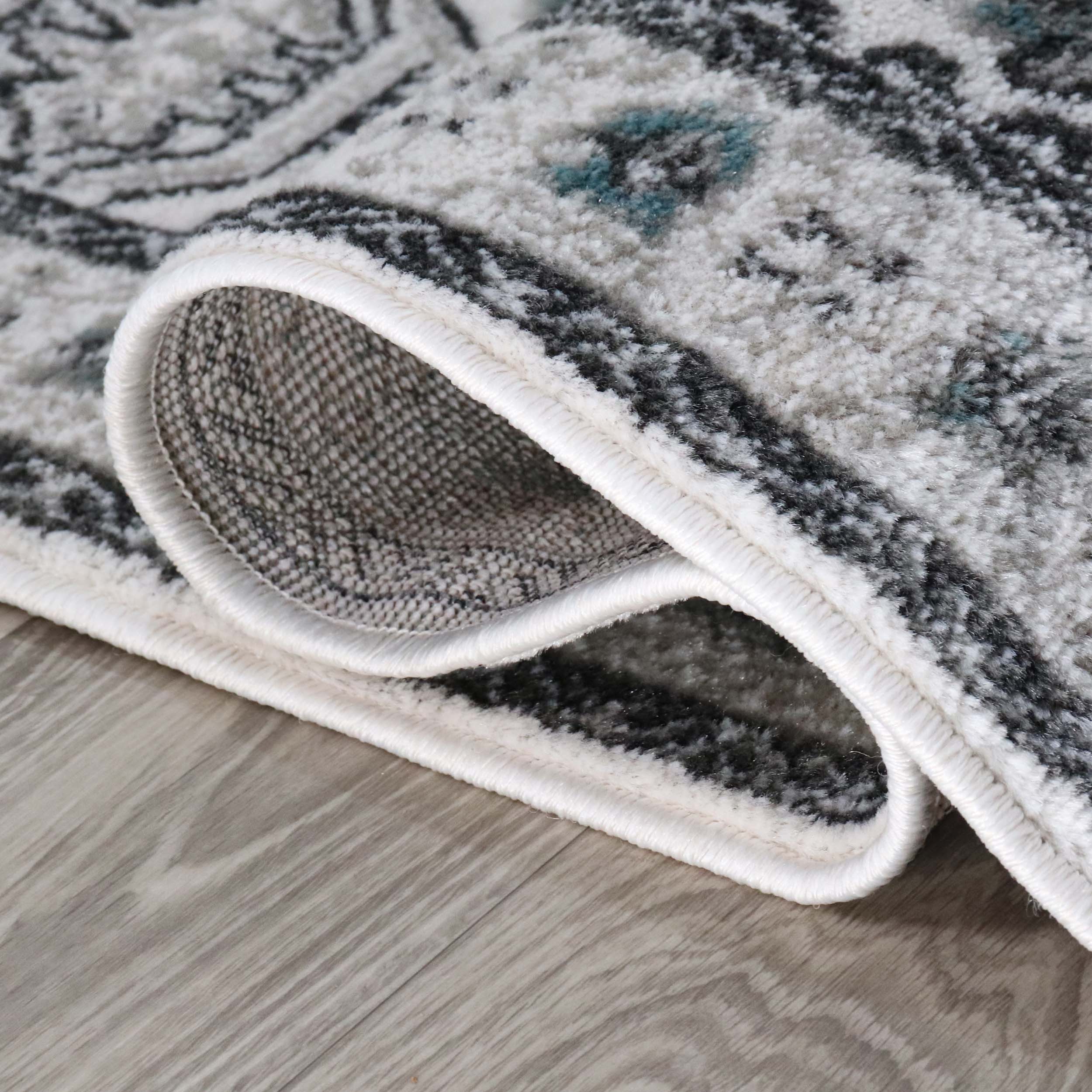 Einsgrove Southwestern Tribal Medallion Indoor Area Rug - Non-Slip Runner Rug for Living Room, Bedroom, or Entryway Decor