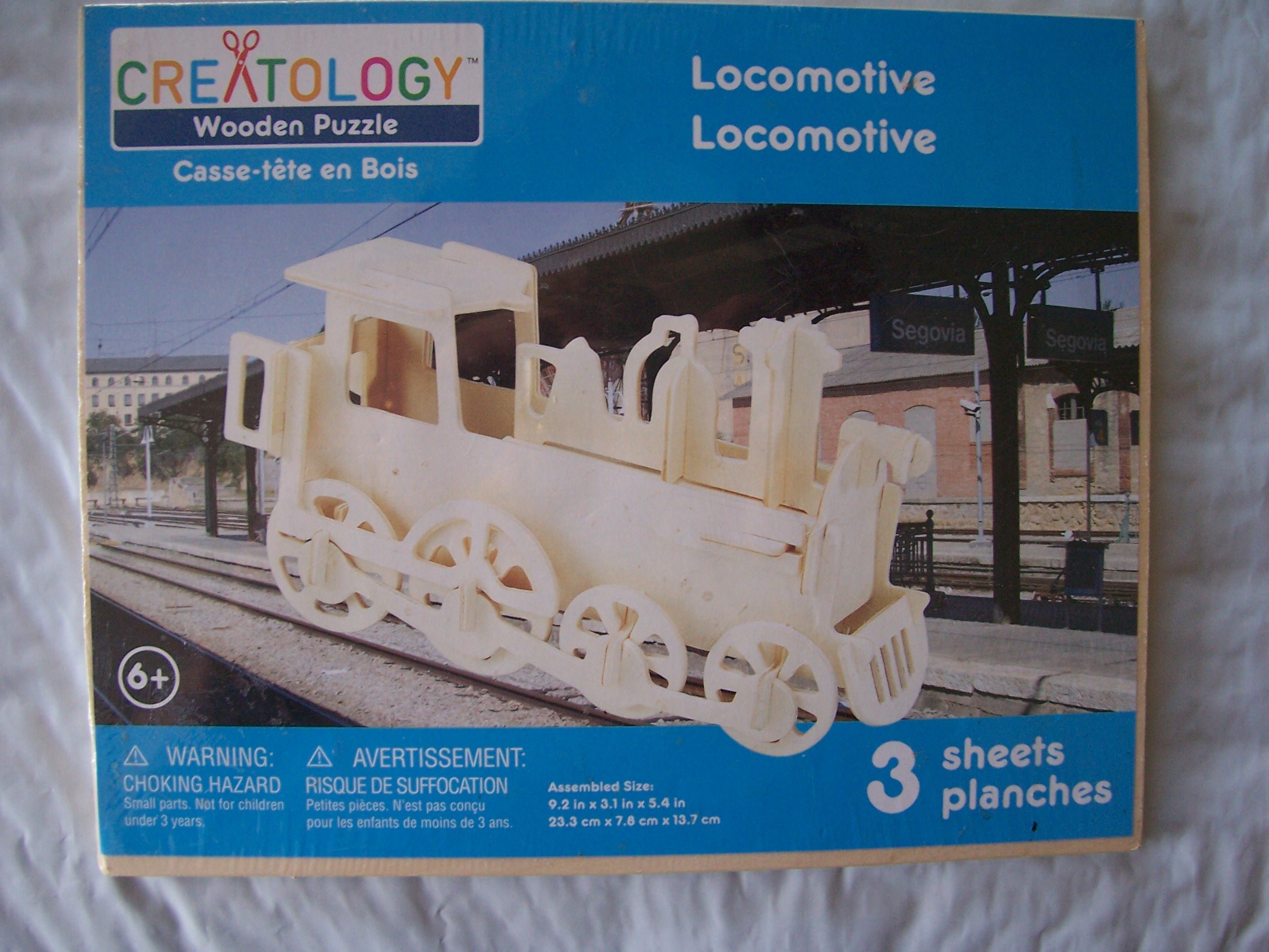 Locomotive Wooden Puzzle for Kids - Educational Train Toy for Toddlers & Children - Perfect for Learning, Playtime & STEM Activities