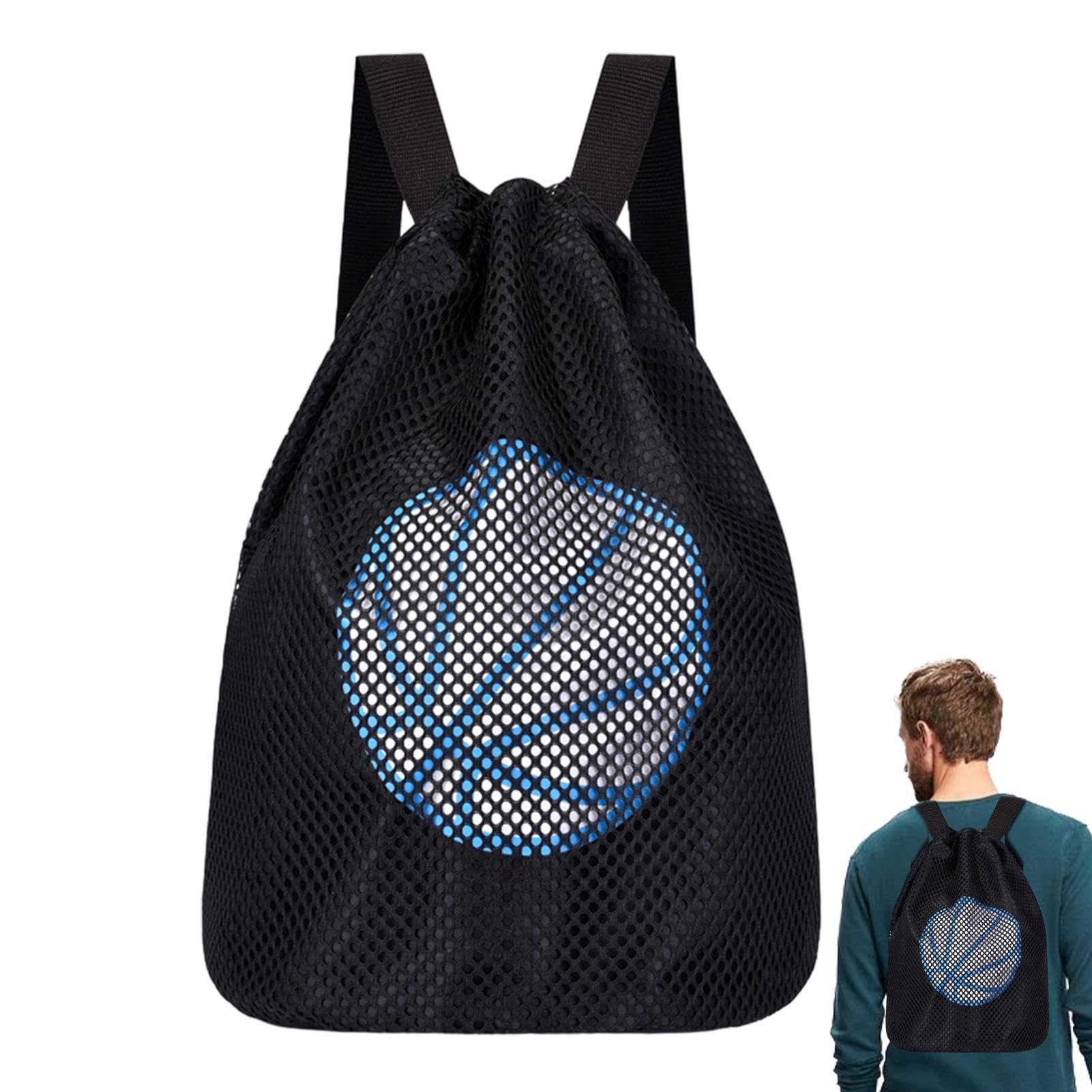 Duroecsain Basketball Backpack for Boys - Durable Basketball Equipment Bag with Drawstring, Sports Backpack & Shoulder Bag for Teenagers - Perfect for School, Training, and Travel