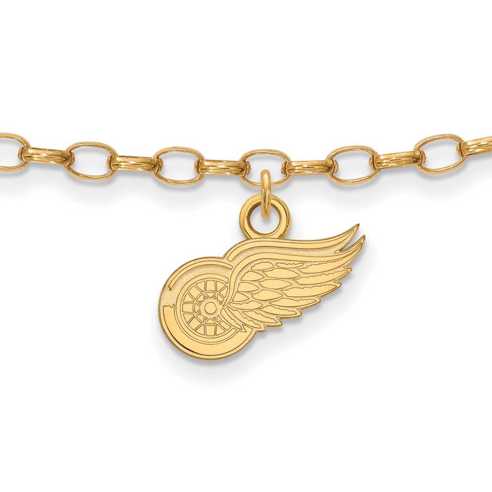 Detroit Red Wings Ankle Bracelet for Women & Men - Adjustable Sports Team Fan Jewelry - Perfect for Game Day, Casual Wear & Gifts for Hockey Lovers