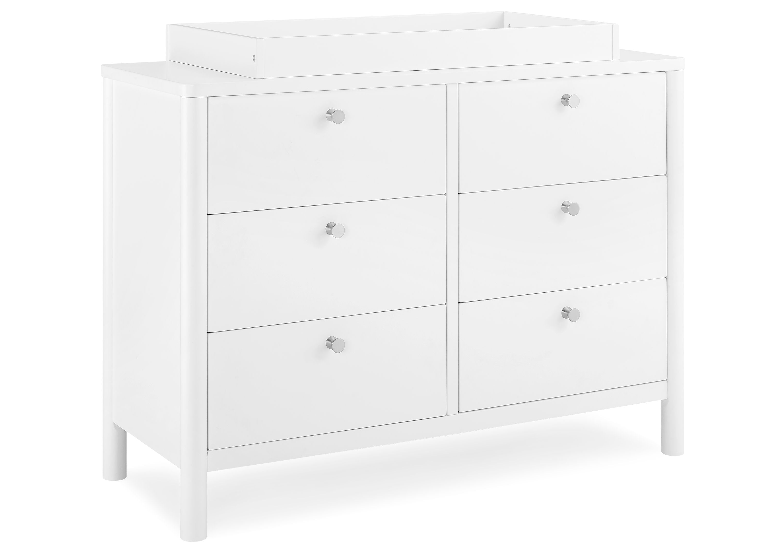 Brooks 6 Drawer Dresser with Interlocking Drawers - Sturdy Wooden Bedroom Furniture for Clothes Storage | Perfect for Master Bedroom, Guest Room & Nursery Organization
