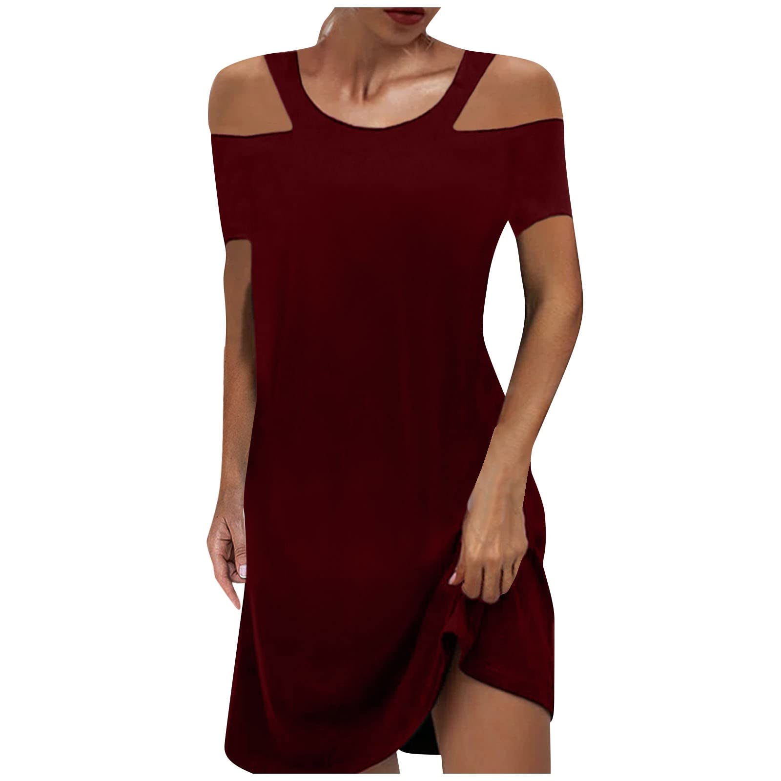 Women's Summer Dresses - Split Business Casual Dress & Sexy Vestido for Plus Size 40S | Office Wear, Beach Vacation & Summer Outings