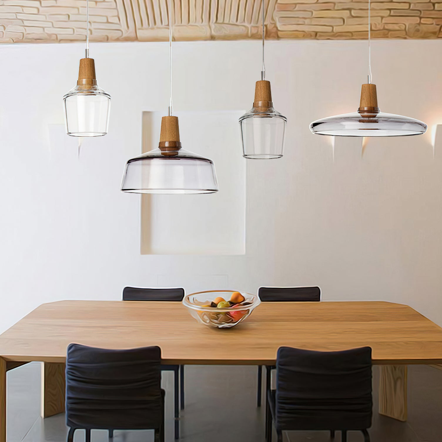 Bentte Modern Pendant Light - Sleek Hanging Ceiling Fixture for Kitchen, Dining Room & Bedroom | Energy Efficient LED Lighting for Home Decor