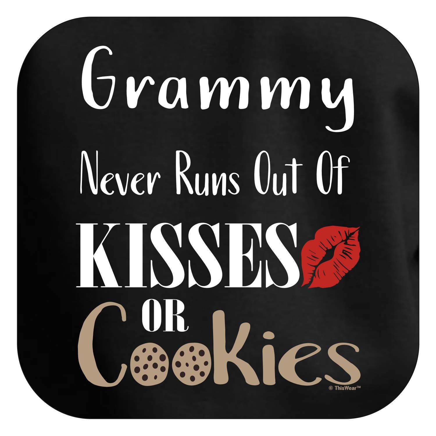 Grammy Never Runs Out Kisses Cookies Premium Hoodie Sweatshirt - Soft & Cozy Pullover for Women & Men - Perfect for Family Gatherings, Holidays & Casual Wear