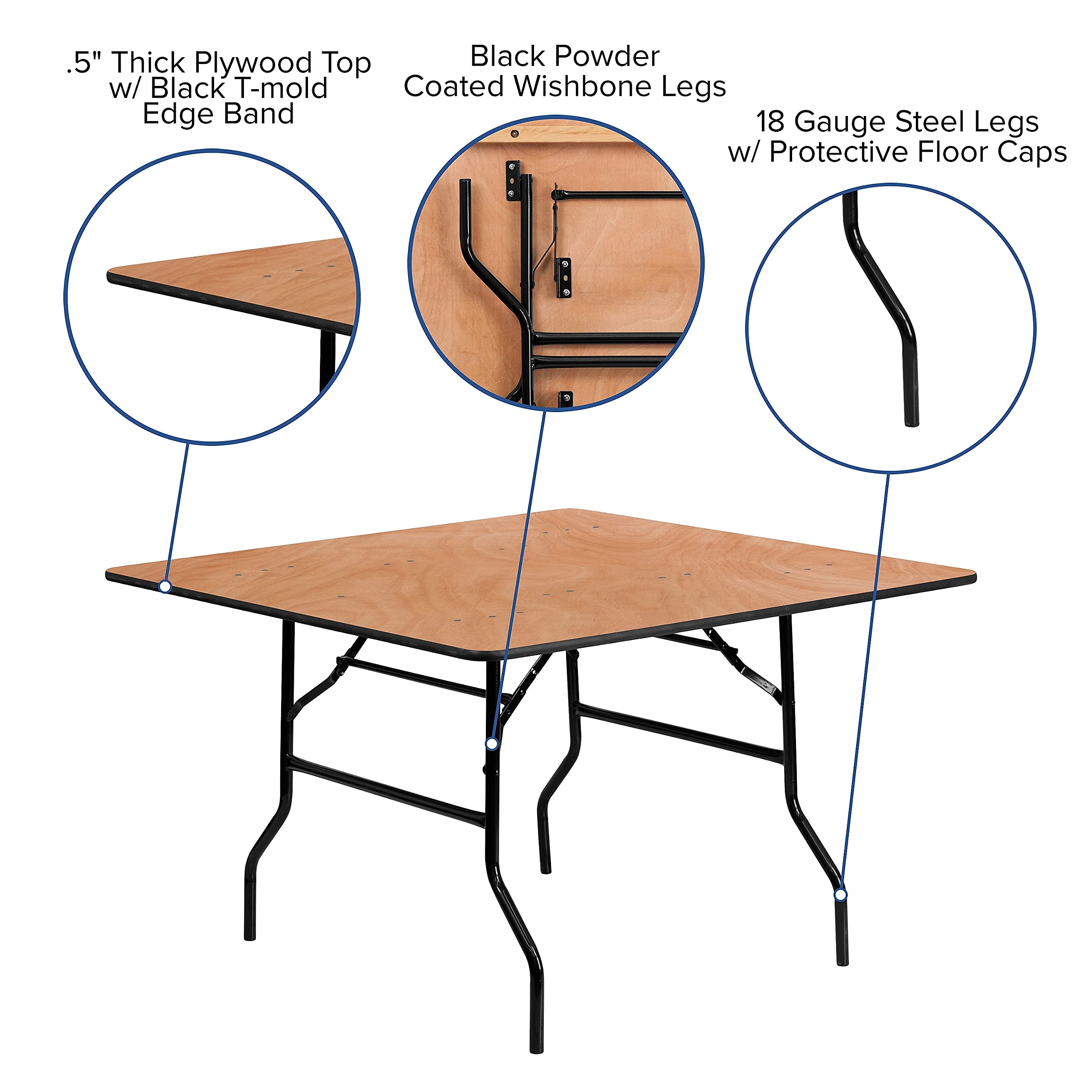 Flash Furniture YTWFFT48SQ 30.1