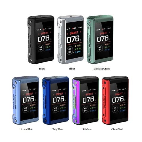 Geekvape Aegis Touch T200 Box Mod Kit - 200W Vape Mod with Touchscreen, IP68 Waterproof & Shockproof for Durable Vaping - Perfect for Outdoor Adventures & Travel