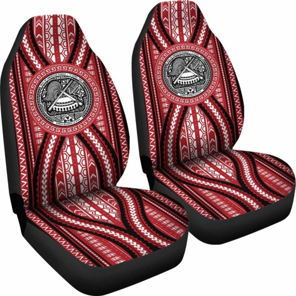 Premium American Samoa Car Seat Covers with Seal Design - Durable & Stylish Auto Accessories for Cars, Trucks & SUVs - Perfect for Road Trips, Daily Commutes & Vehicle Protection